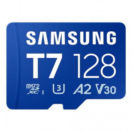 "CARD SAMSUNG T7 microSD Speicherkarte 128GB fr Smartphones Tablets und Handheld-Konsolen bis zu 170