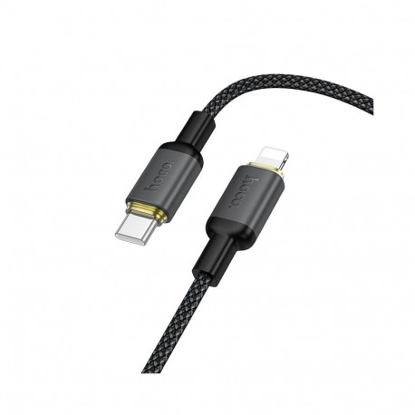 Cable USB C to Lightning Hoco PD 30W 1 m X128 Benefit black