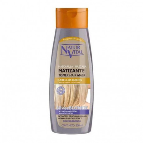 NATUR VITAL juuksemask blondidele juustele tooniv 300ml, hõbe