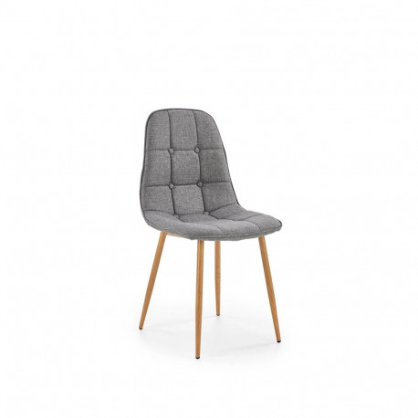CHAIR DINING GREY 45X56X87