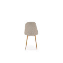 CHAIR DINING BEIGE 45X56X87