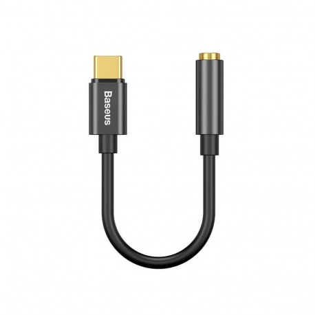 Baseus - Baseus CATL54-01 USB-C Male to 3,5mm Female Adapter L54 Black