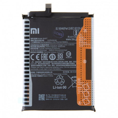 Xiaomi - BN57 Xiaomi Original Battery 5160mAh (Service Pack)