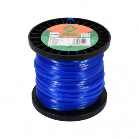 Flo GRASS TRIMMER LINE 89454, 3mm, 56m, kandiline profiil, nailon, GRD