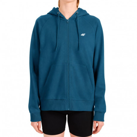 Bluza damska 4F F2205 morska zieleń 4FWSS26TSWSF2205 46S S