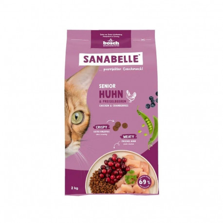 BOSCH Sanabelle Senior chicken & cranberries - dry cat food - 2kg
