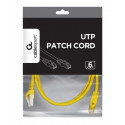 Patch cord Cat.6 UTP 1m yellow