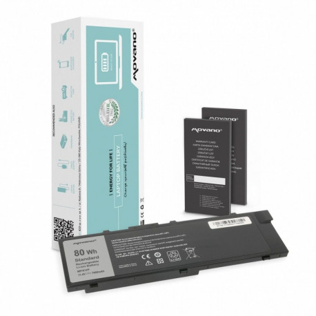 Battery MFKVP for Dell Precision 15 7510 17 7710 - 7000 mAh (80 Wh)