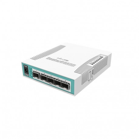Mikrotik võrgulüliti CRS106-1C-5S Gigabit Ethernet (10/100/1000) Power over Ethernet (PoE), valge