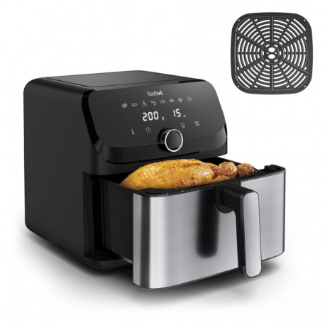 Tefal Easy Fry Mega EY855D10 fryer Single 7.5 L Stand-alone 2020 W Hot air fryer Black, Stainless st