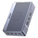 UNITEK raid-korpus 2xM.2 NVMe/SATA 20Gbps võrguta kloonimisega, hall