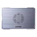 UNITEK Obudowa RAID 2xM.2 NVMe/SATA 20Gbps z klonowaniem offline SSD enclosure Grey M.2