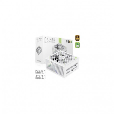 Gamemax toiteplokk GX PRO 1050G WH 1050W gold täismodulaarne, valge