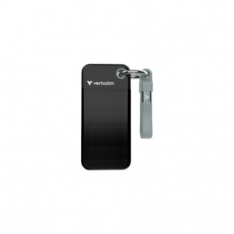 Verbatim 32190 Pocket SSD Drive 1TB, USB-C 3.2 Gen 2, M.2, up to 1000MB/s, Black/Grey