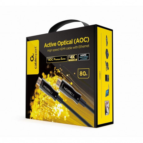 CABLE HDMI-HDMI 80M AOC/CCBP-HDMI-AOC-80M-02 GEMBIRD