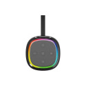 Portable Speaker|GEMBIRD|Black|Wireless|Bluetooth|SPK-BT-LED-08L