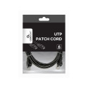 PATCH CABLE CAT6 UTP 2M/BLACK PP6U-2M/BK GEMBIRD