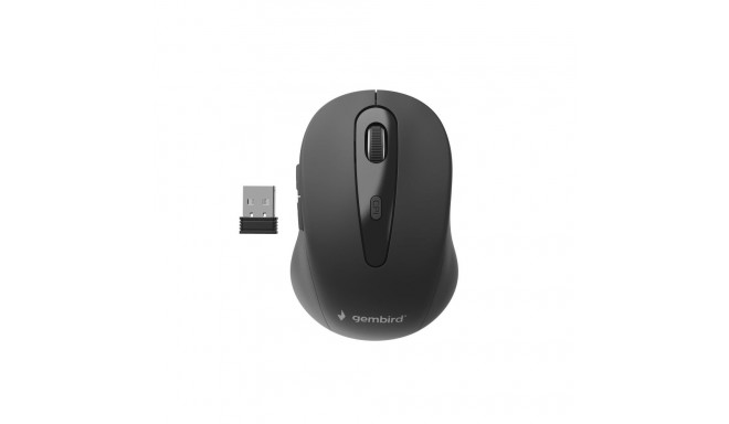Gembird wireless mouse MUSW-6B-01, black