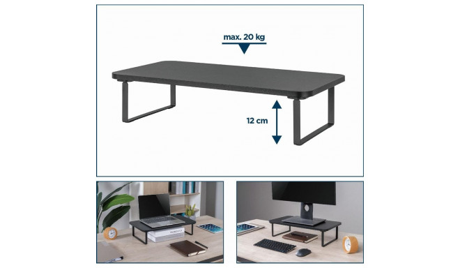 DISPLAY ACC ADJUSTABLE STAND/RECTANGLE MS-TABLE-03 GEMBIRD