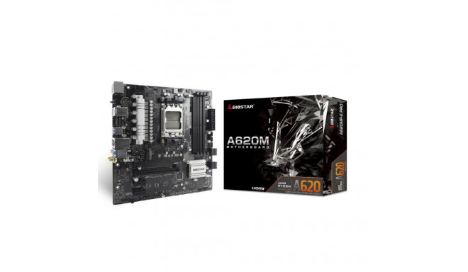 Mainboard|BIOSTAR|AMD A620|SAM5|Micro-ATX|Memory DDR5|Memory slots 4|1xPCI-Express 3.0 1x|2xPCI-Expr