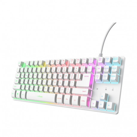 KEYBOARD USB GXT 833W THADO/TKL ENG WHITE 25894 TRUST