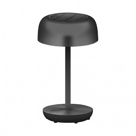 "Synergy 21 LED Tischleuchte SOLAR/Akku, outdoor IP54, Touch Switch dimmbar, transparent-schwarz"