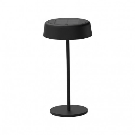 Synergy 21 LED laualamp päikesepaneeli/akuga, välitingimustesse IP54, puutelülitiga hämardatav, must
