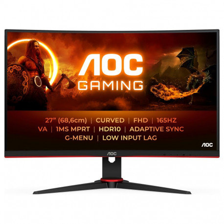 "AOC 68.6cm (27"") C27G2E/BK 16:09 2xHDMI+DP Black/Red VA retail"