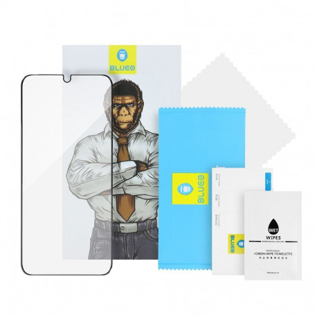 5D Mr. Monkey Glass - for Samsung Galaxy A37 5G black (Anti-Static Strong HD)