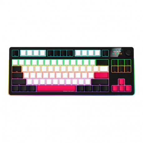 LORGAR Gaming Keyboard KBP70TKLW Pro Wireless Black EN