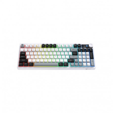 Onikuma MT902 2.4G Gaming Keyboard (Black and White)