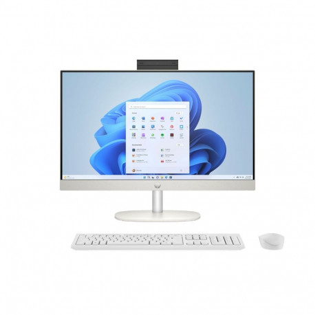Desktop Computer - HP 24-cr0312nw, Ryzen 5 7520U, 16GB RAM, 512GB SSD, Full HD, White