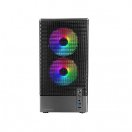 Computer Case - TACENS MARS MC-ONYX Mini Tower, 3xARGB, Tempered Glass