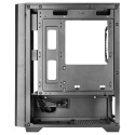 Computer Case - Mars Gaming MCVECTOR Mini Tower, USB 3.0 Type-C, Tempered Glass, Black