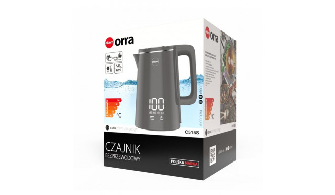 Electric Kettle - ELDOM C515S 1.8L 2000W Touch Control Gray