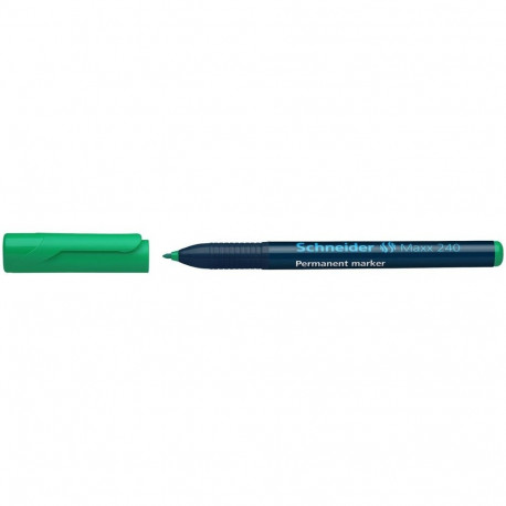 Permanentne marker SCHNEIDER Maxx 240 koonilise otsaga 1-2mm roheline