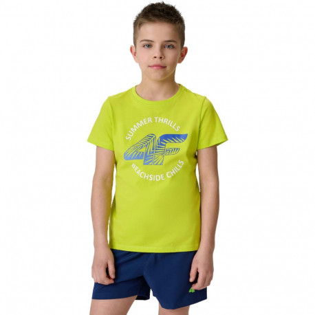 Koszulka dla chłopca 4F M3284 soczysta zieleń 4FJWSS26TTSHM3284 45S 158cm