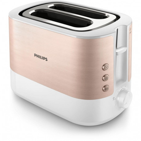 Philips röster HD2638/11 Viva Collection 950W, roosakuldne, valge (8720389031021)