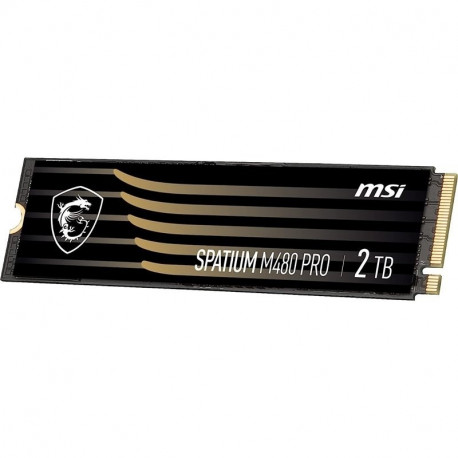 MSI Spatium M480 PRO PCIE 4.0 NVME M.2 2TB sisemine SSD-ketas PCI Express 4.0 3D NAND