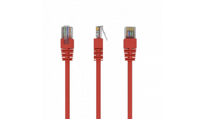 Patch cord cat.5e 0.25m red