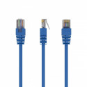 Patch cord cat.5e 1.5M blue, molded strain relief