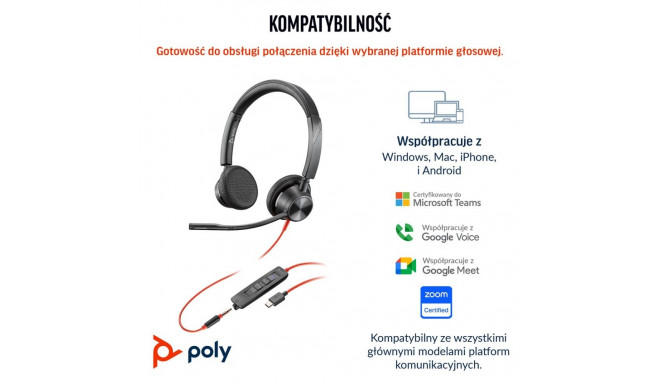 Poly Blackwire 3325 - headset