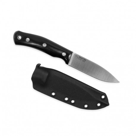 Casström nuga No.10 SFK 14C28N Micarta Kydex, must