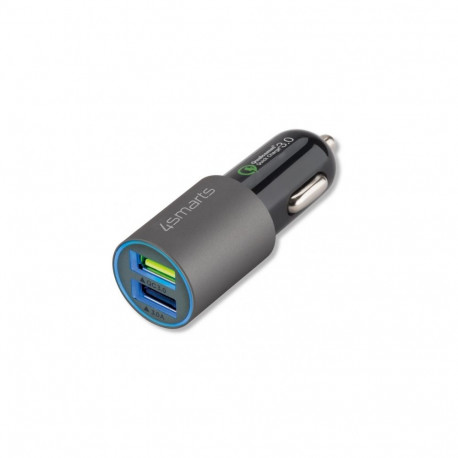 Car Charger Rapid 30W with Quick Charge, matt grey