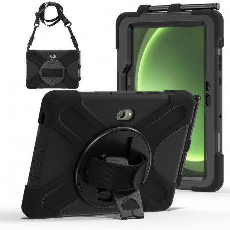 JM Rugged Case Grip for Samsung Galaxy Tab Active Pro/ Active4 Pro/ Active5 Pro with a strap Black
