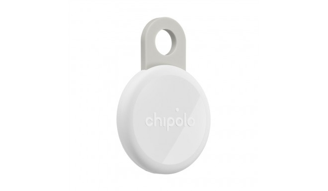 Chipolo LOOP – Rechargeable Bluetooth Tracker with Silicone Loop for iOS & Android, Chalk