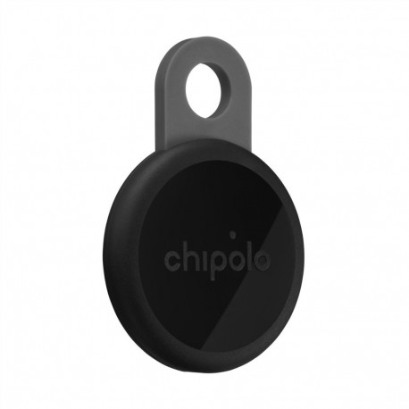 Chipolo LOOP – Rechargeable Bluetooth Tracker with Silicone Loop for iOS & Android, Charcoal