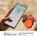 Chipolo LOOP – Rechargeable Bluetooth Tracker with Silicone Loop for iOS & Android, Coral