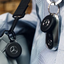Chipolo LOOP Mercedes – Rechargeable Bluetooth Tracker with Silicone Loop for iOS & Android, Black