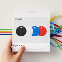Chipolo Bluetooth-jälgija vahetatava akuga iOS & Android 4pack, must, valge, punane, sinine